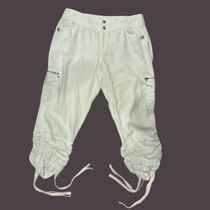INC International Concepts White Linen Pants – Size 6